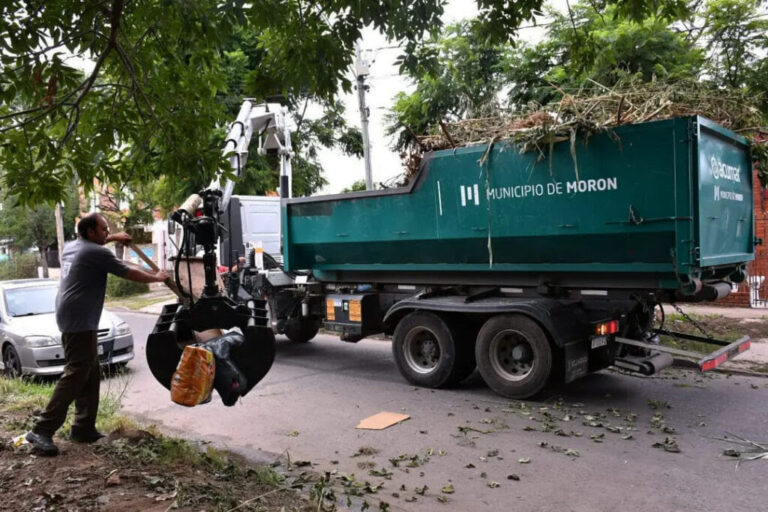 Morón recuerda las modalidades de retiro de ramas y restos verdes