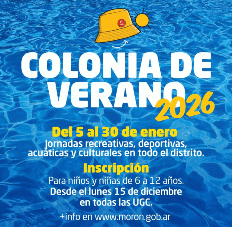 Morón abre la inscripción para las Colonias de Verano 2026